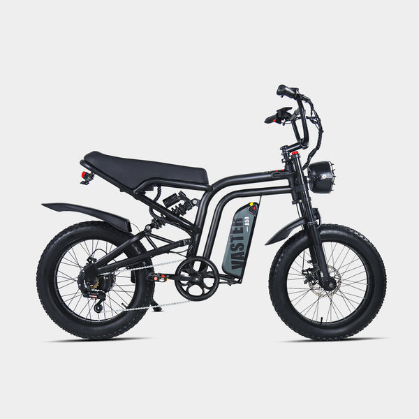 20 Inch Electric Bike Fat Tire 48V Removable Battery ,Electric Bicycle for Adults 5 Speed All-Terrain,Full Suspension E-bike Up To 30 MPH